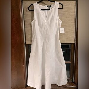 NWT Beautiful White Dress-Ellen Tracy